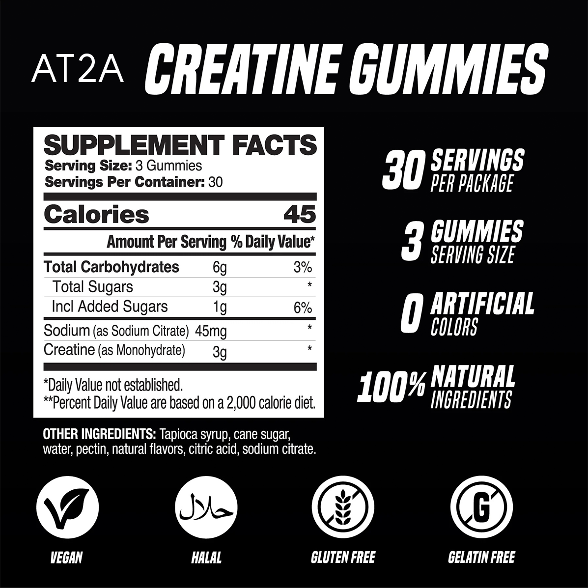 AT2A Creatine Gummies