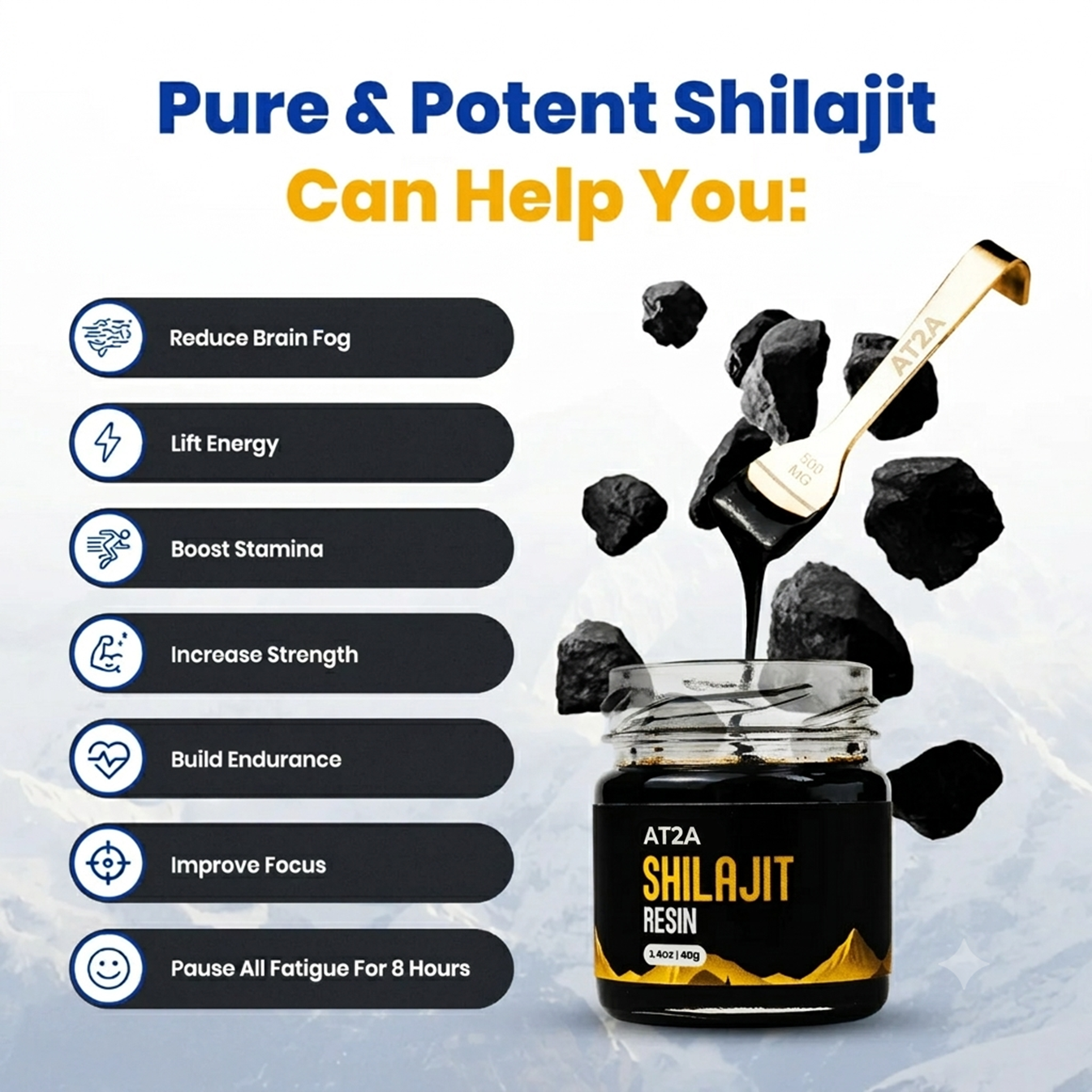 AT2A Shilajit Resin